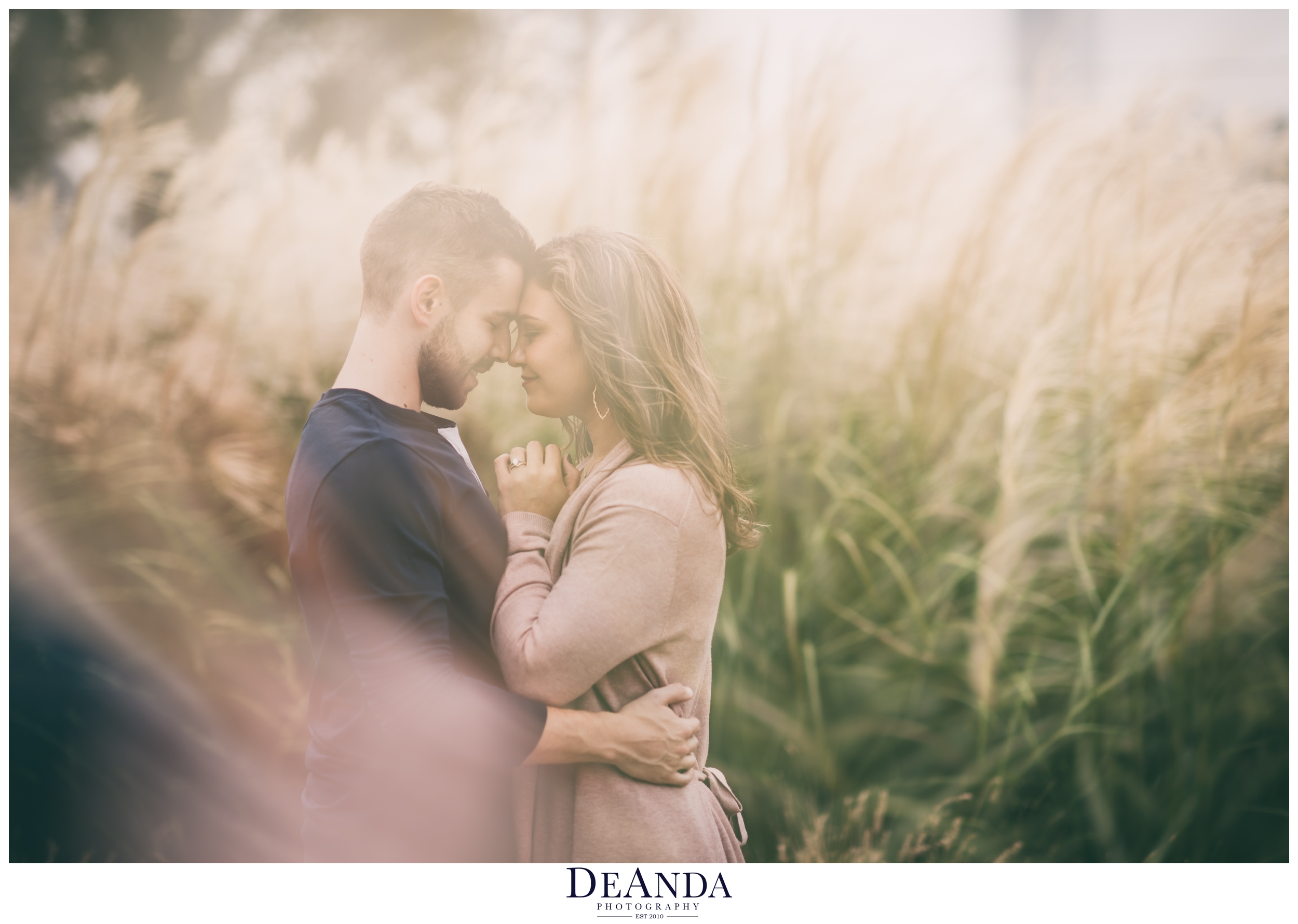 chicago fine art engagement photo