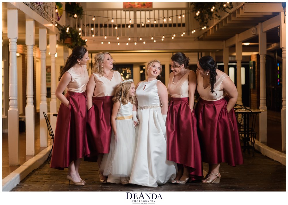 bridal party at Pheasant Run Resort in St.Charles Illinois