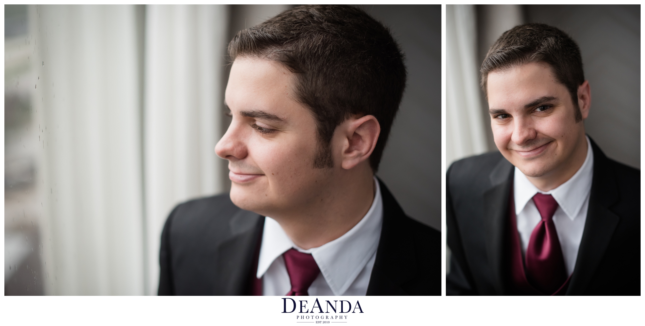 grooms portraits Pheasant Run Resort in St.Charles Illinois