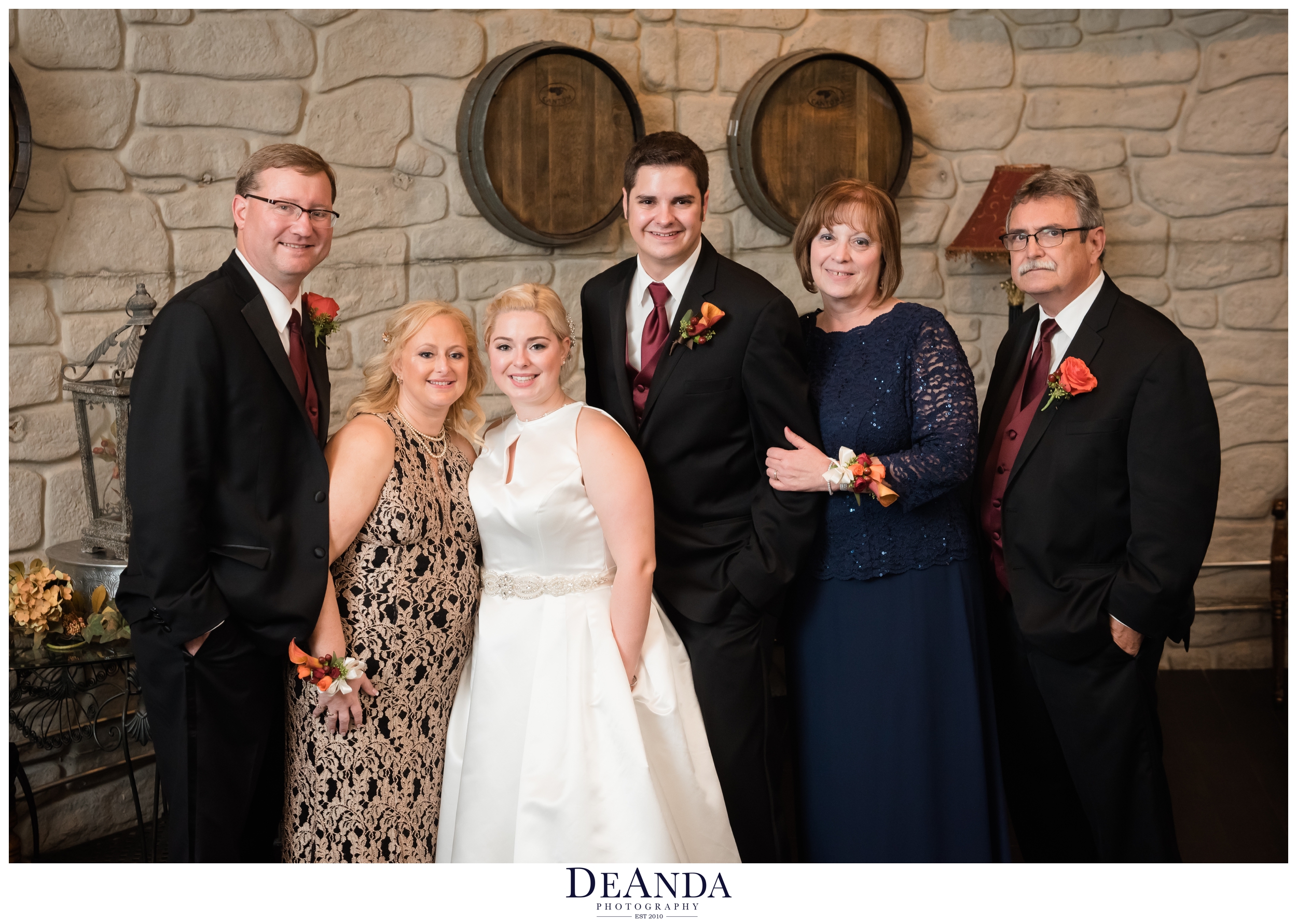 family formals photos at acquaviva winery