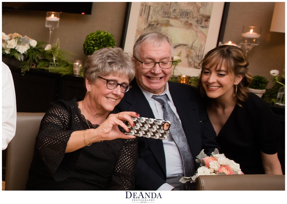 older couple learning to take a selfie