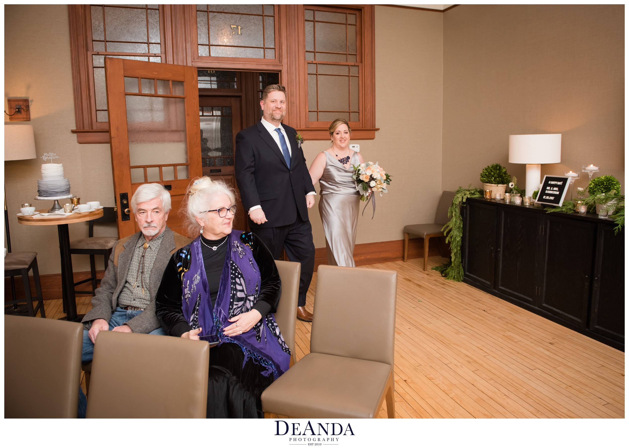 wedding ceremony at Tree Studios Chicago