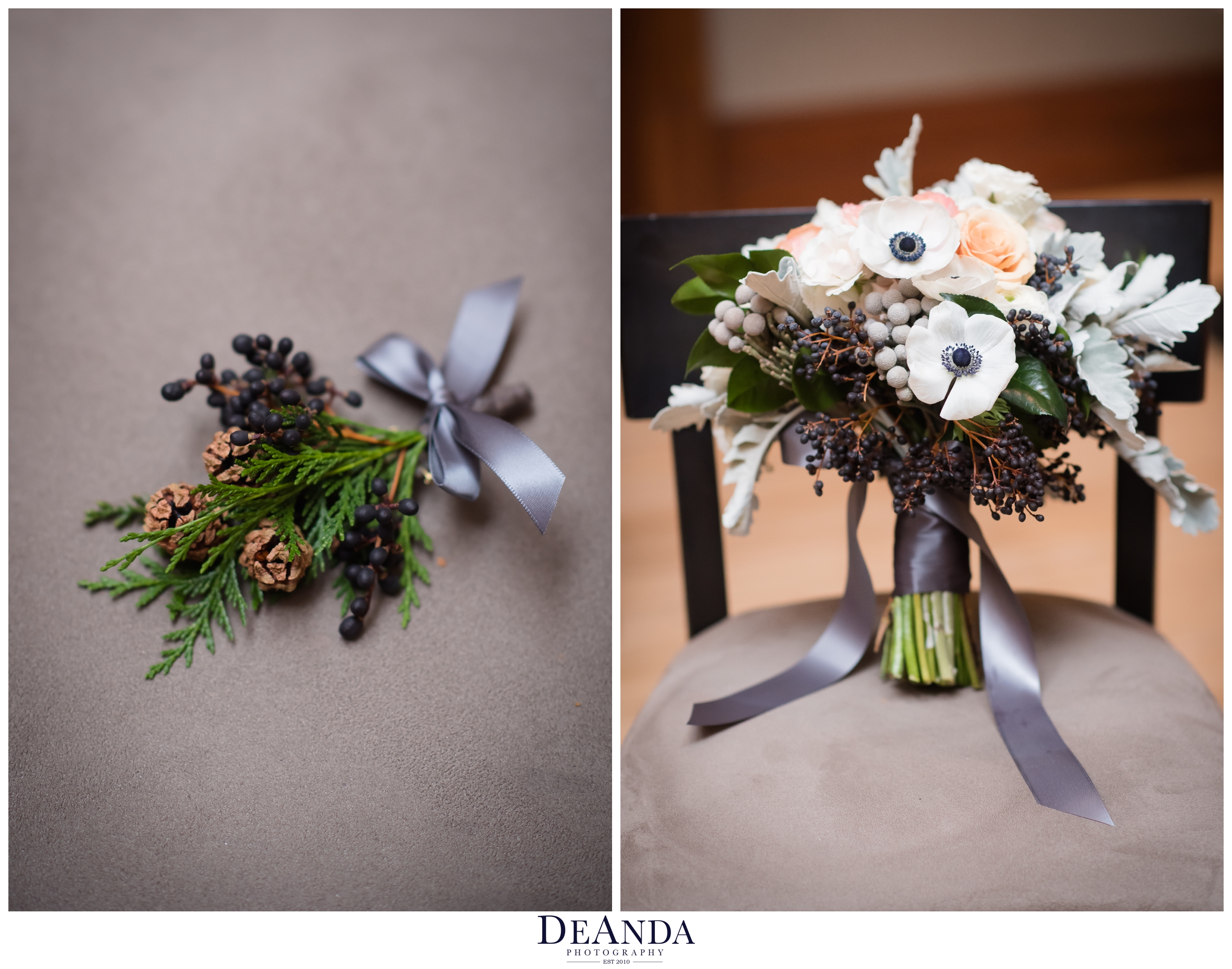 winer wedding florals in chicago