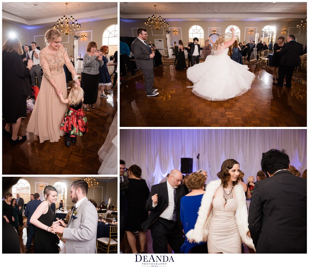 open dance at wedding at tuscany falls