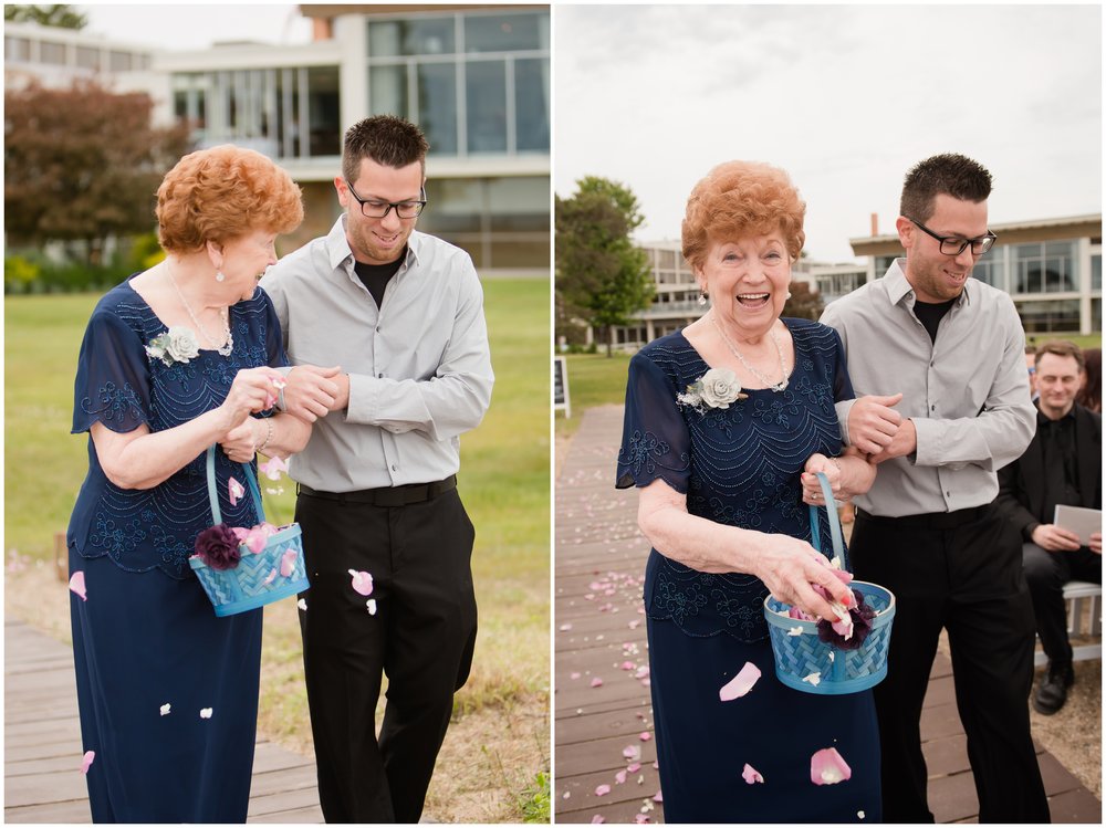 Grandma who is the flower girl