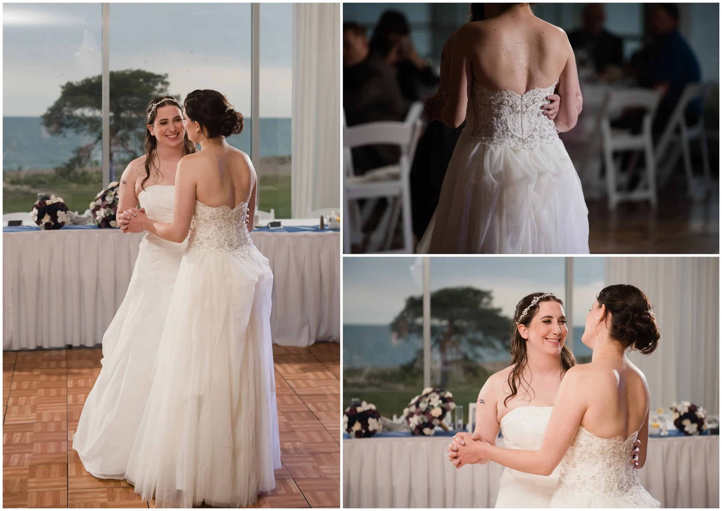 Illinois Beach Resort Zion Summer Wedding Two Brides