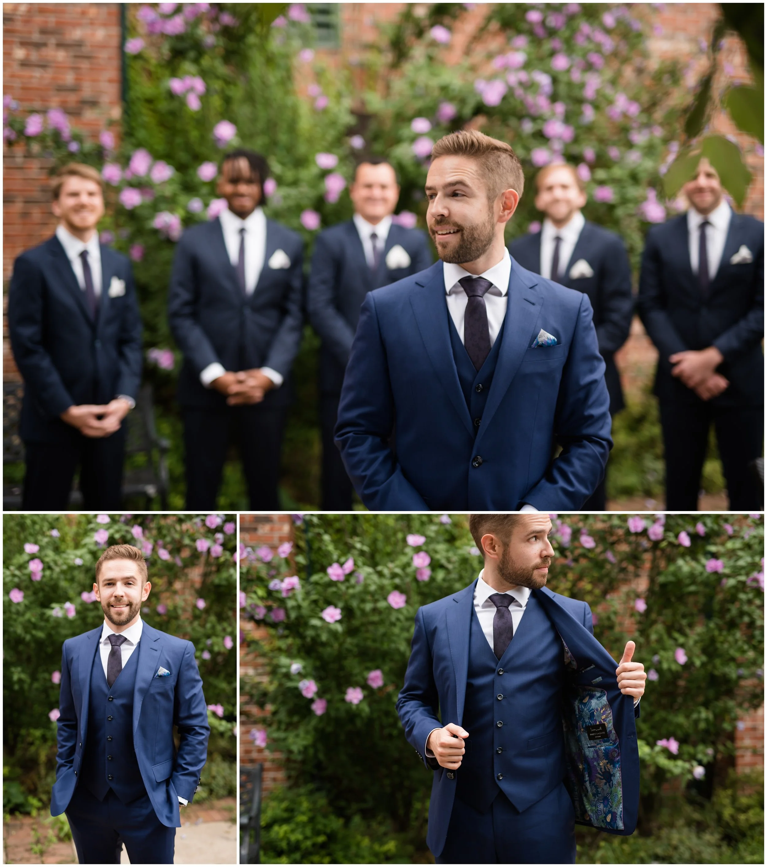 Groom with Groomsmen