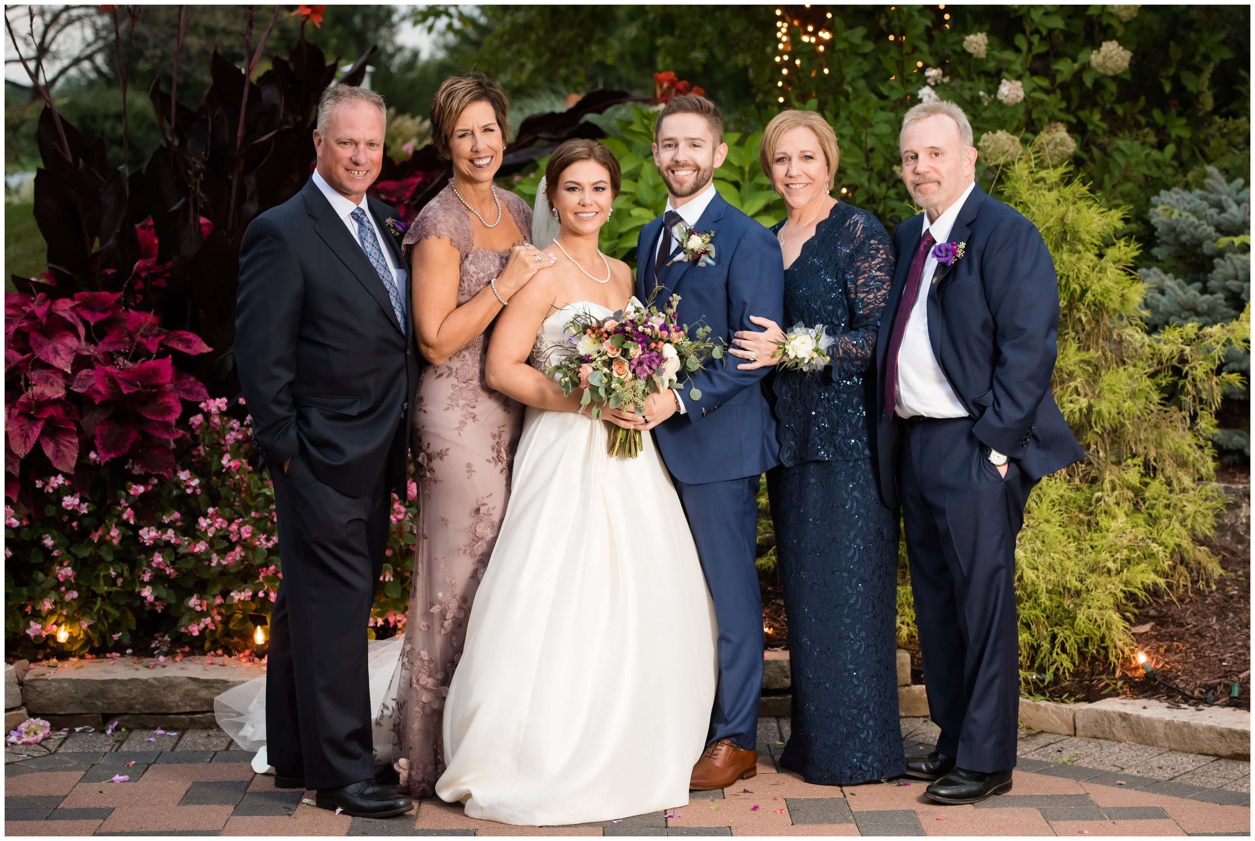 Silver Lake Country Club Wedding Family Formals