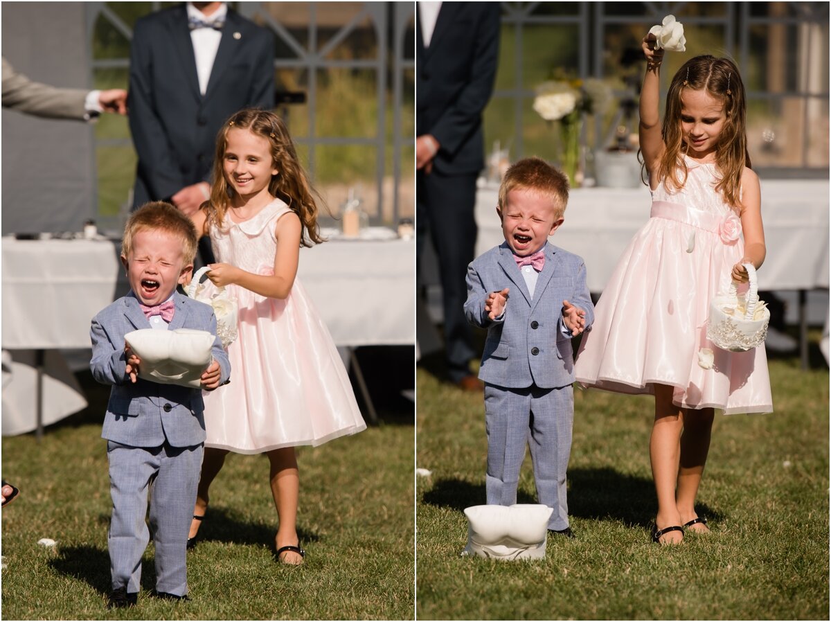 crying ring bearer