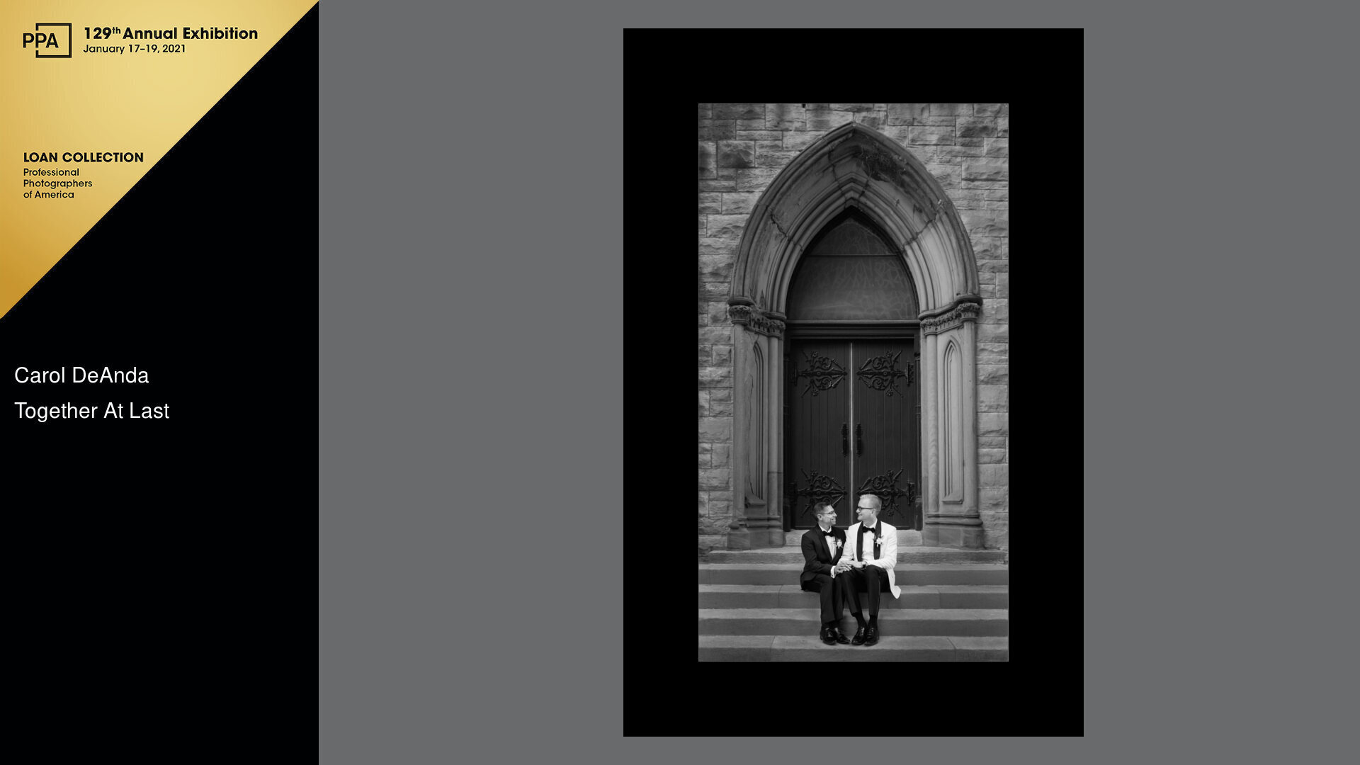 Same sex couple wedding image in chicago