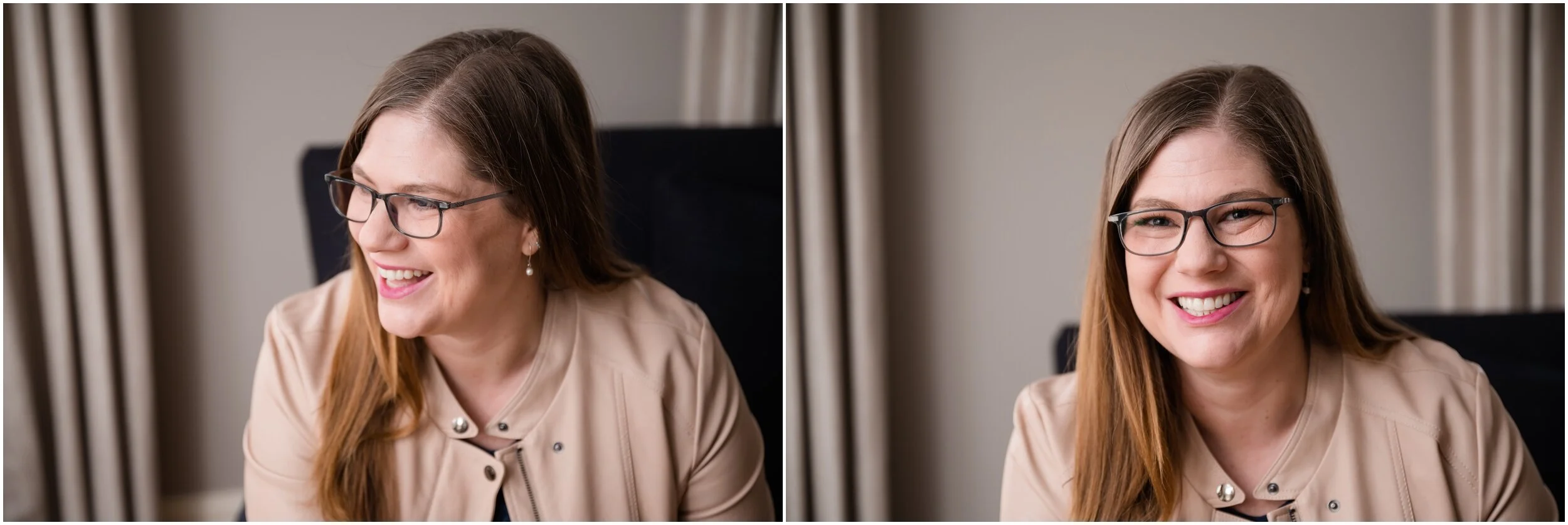 cute natural headshot