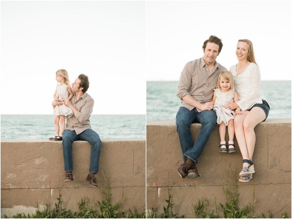 Lake Michigan Family Photo