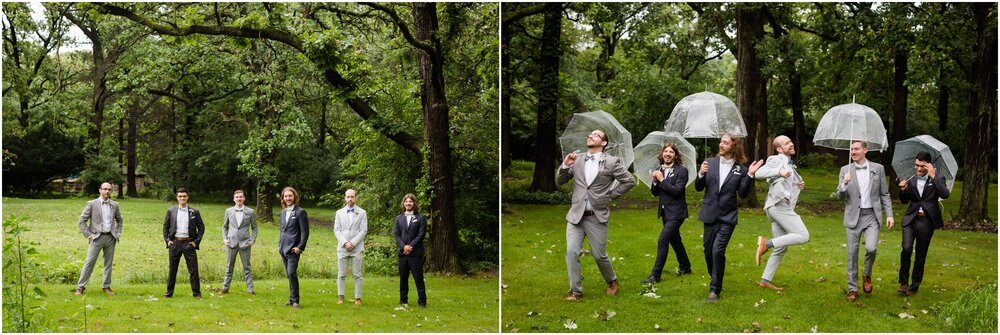 Groom with groomsmen