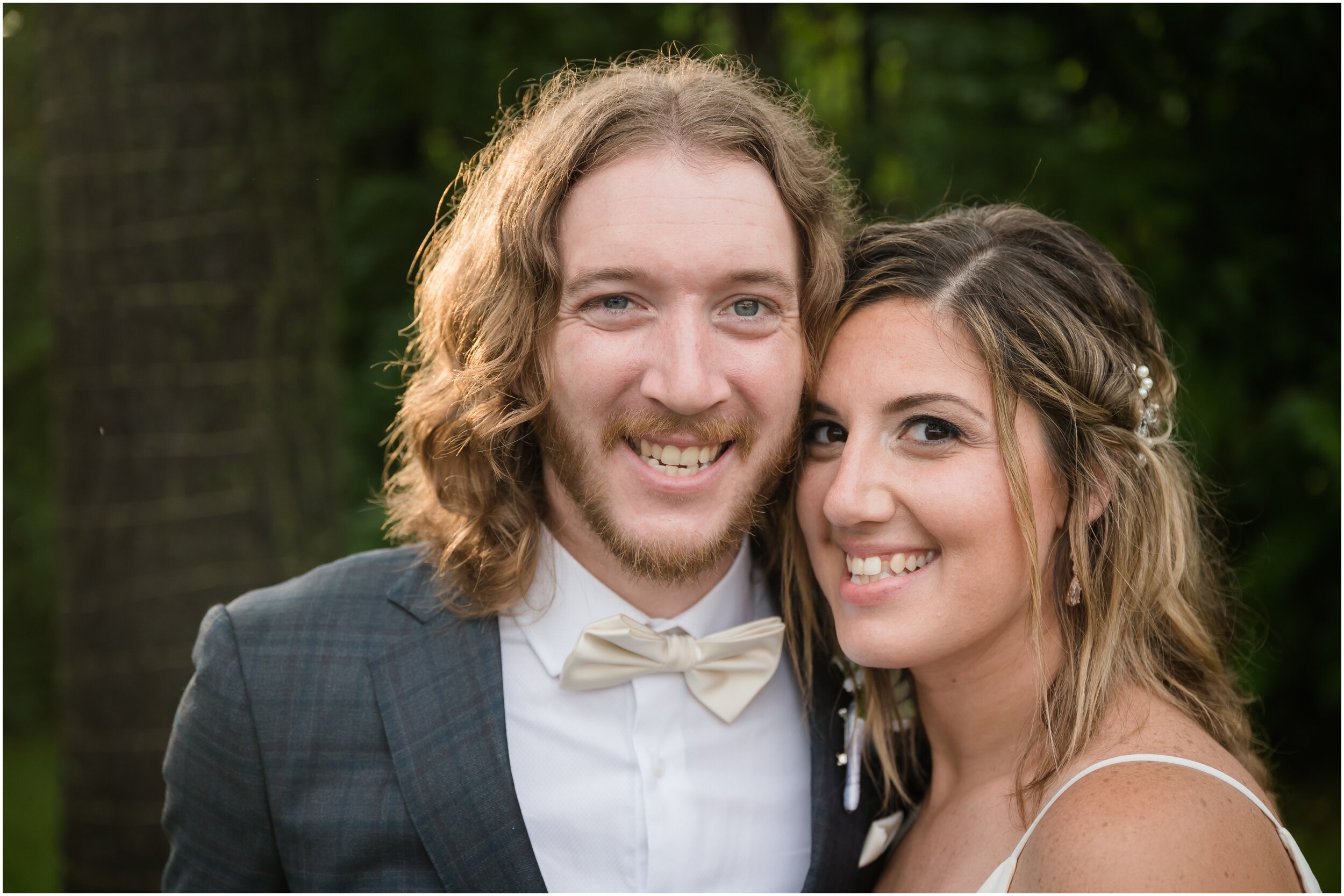 Bride and Groom at golden hour