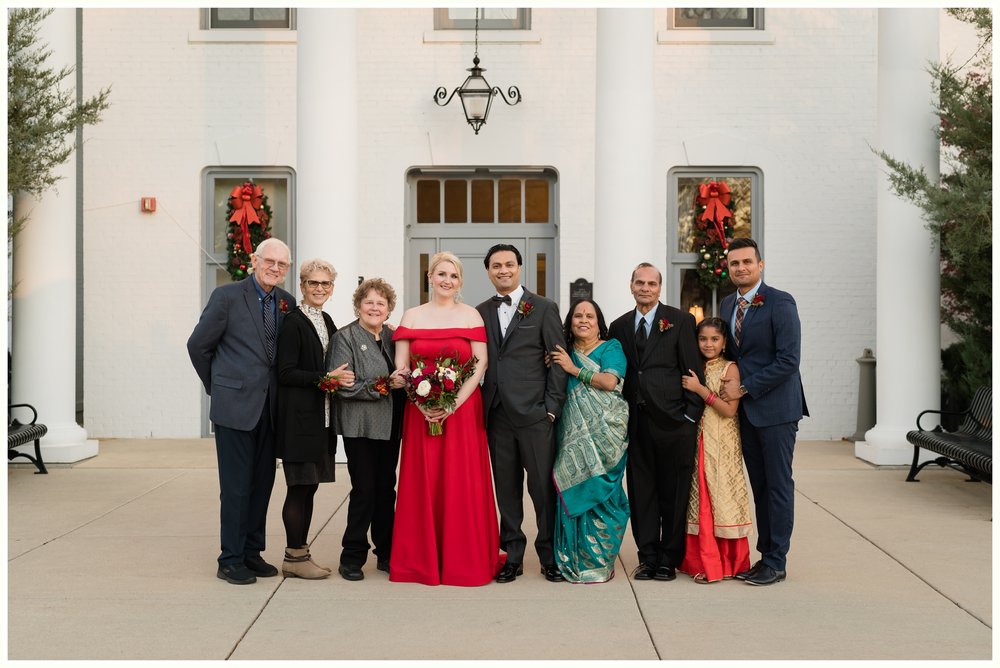 Family Wedding Photo at Wilder Mansion
