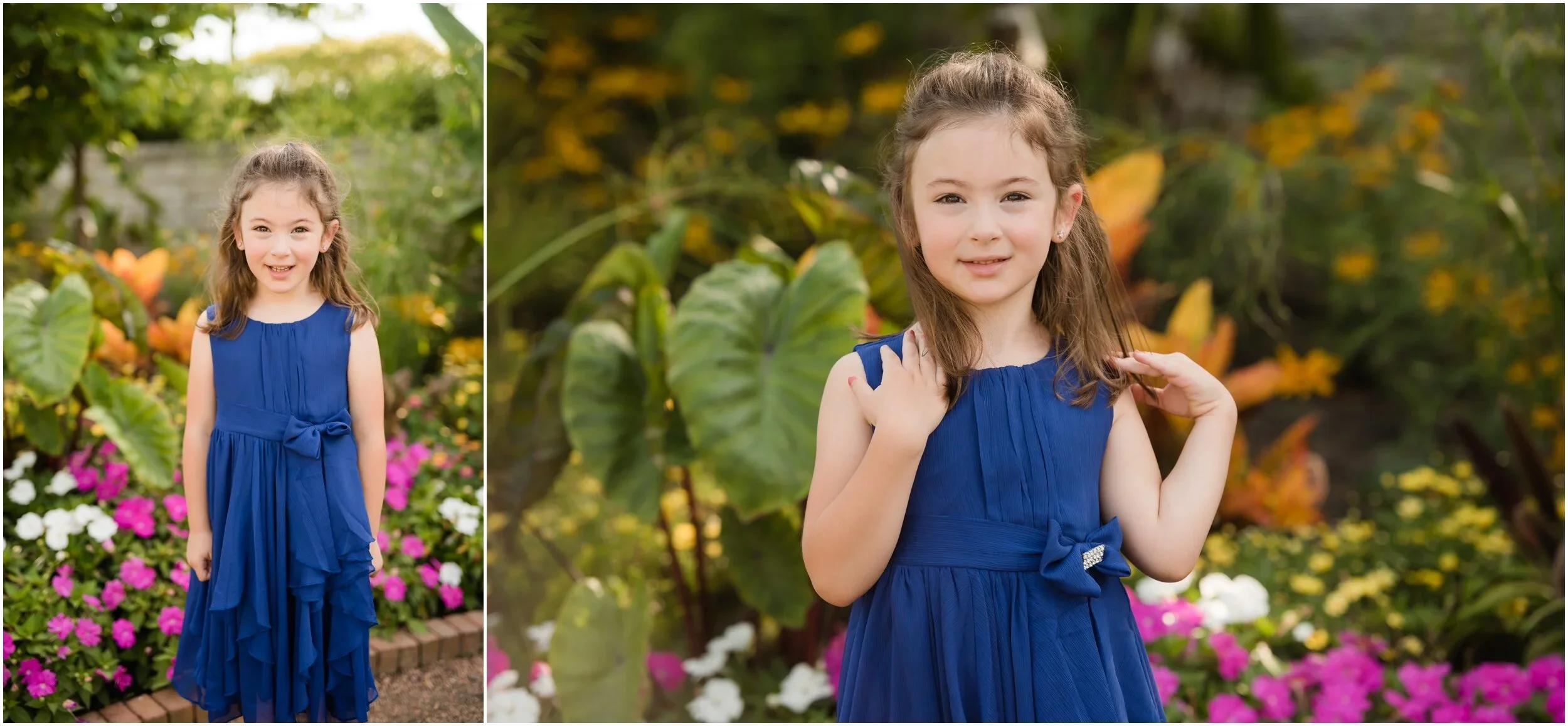 Summer Sunflower Family Session at Cantigny Park in Wheaton