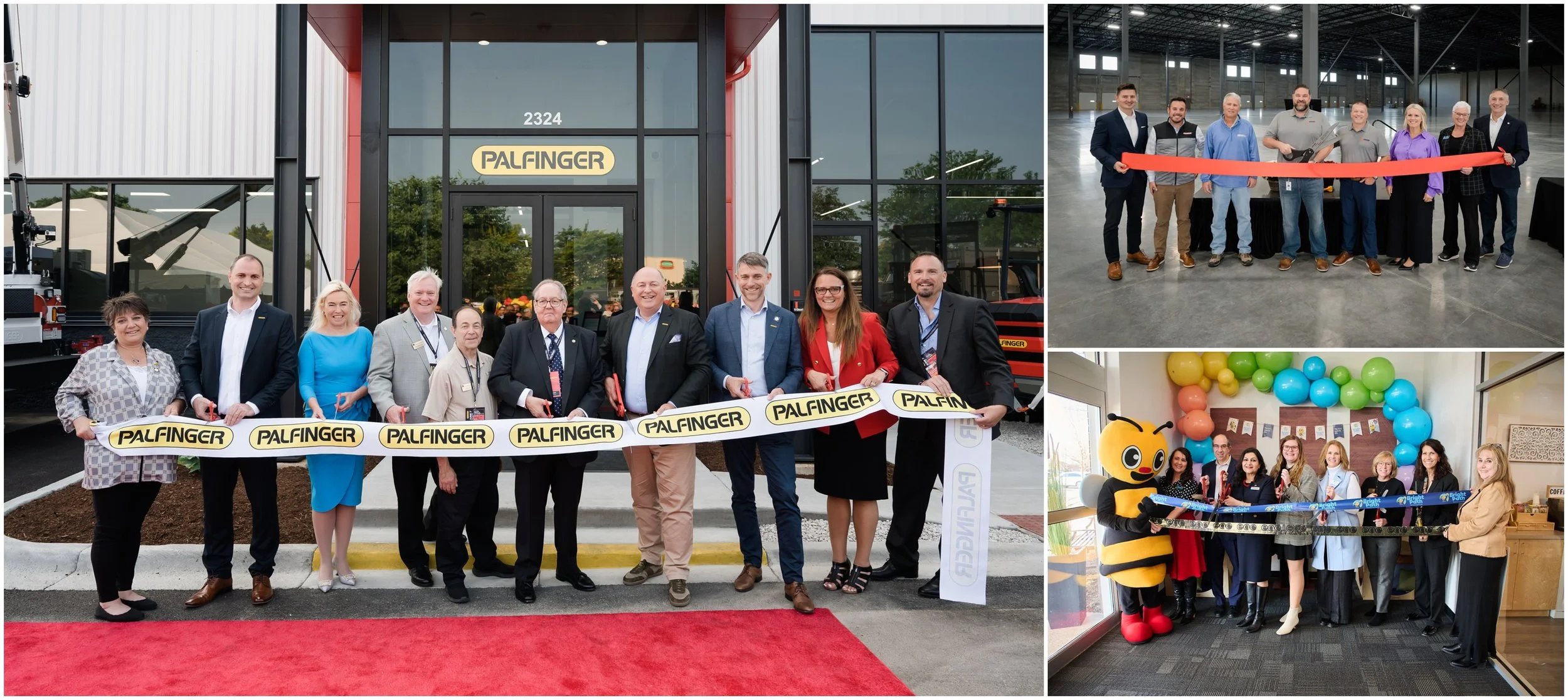 Grand Opening ribbon cutting photos