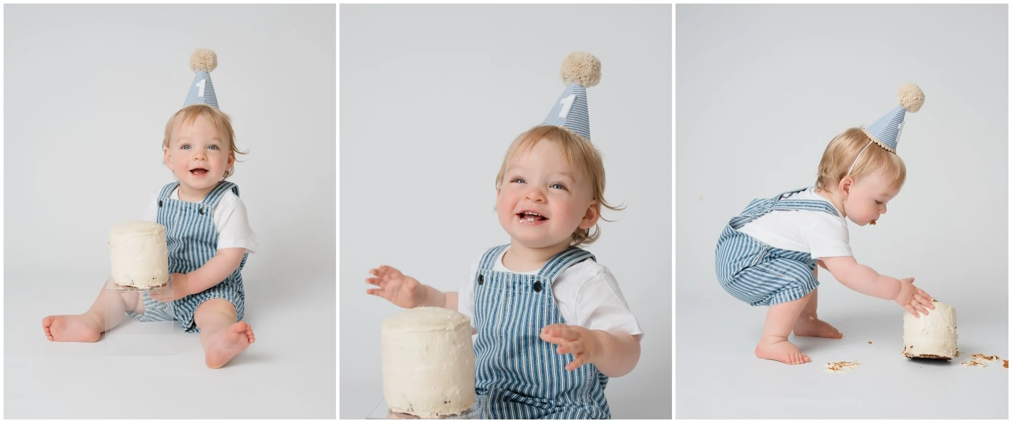 cake smash in lake in the hills illinois, baby photography