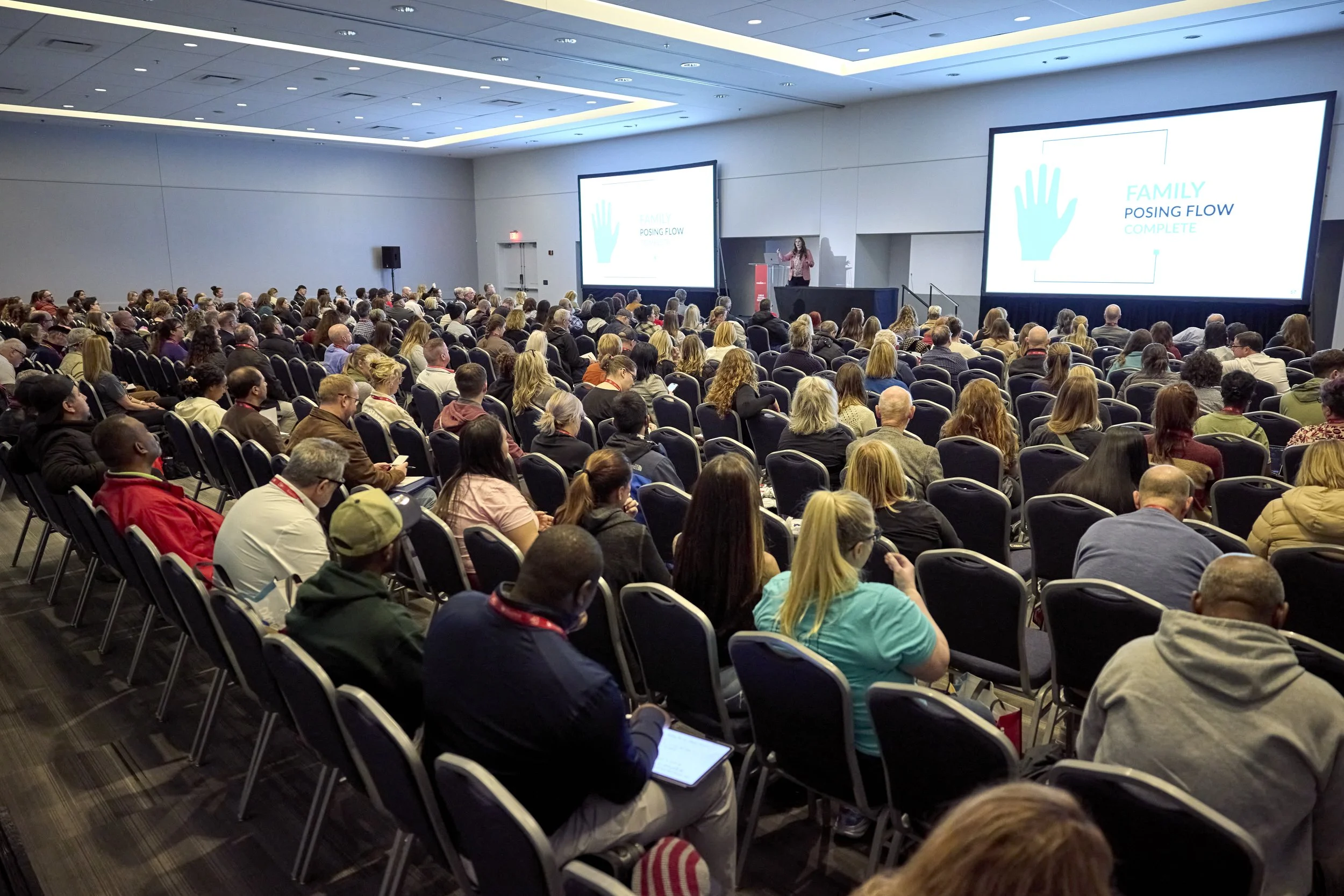 carol deanda teaching a platform class at imaging USA 2024