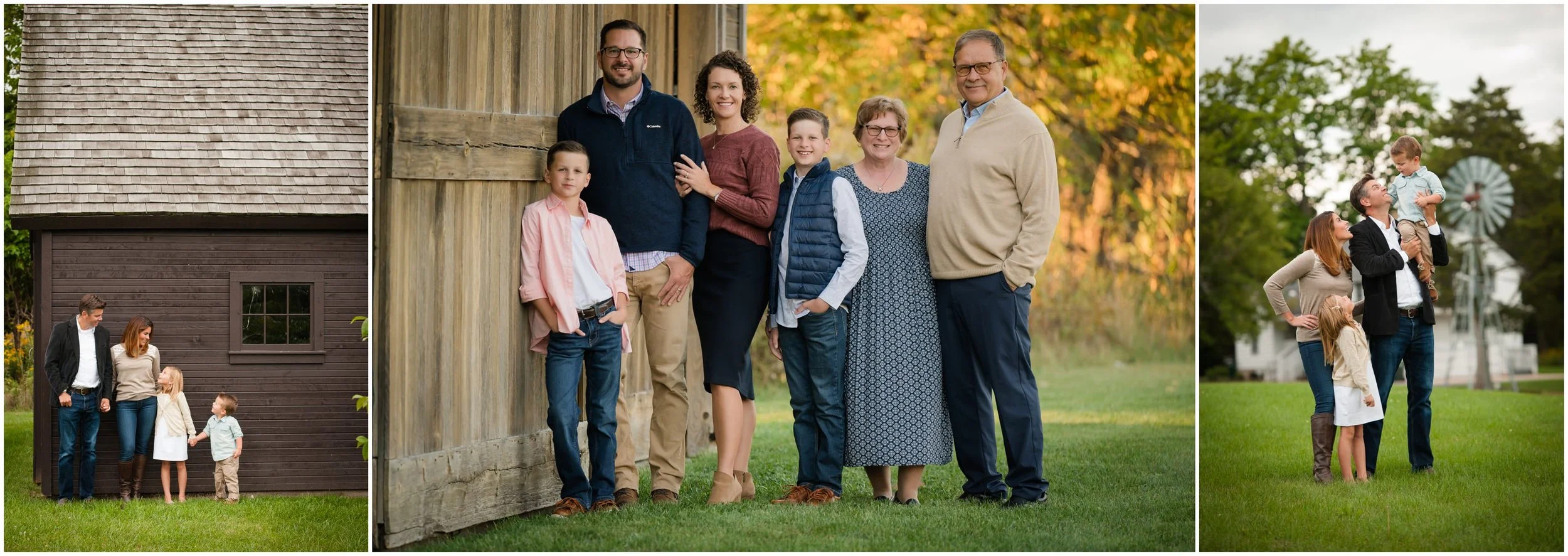 Vehe Barn Family Photo options