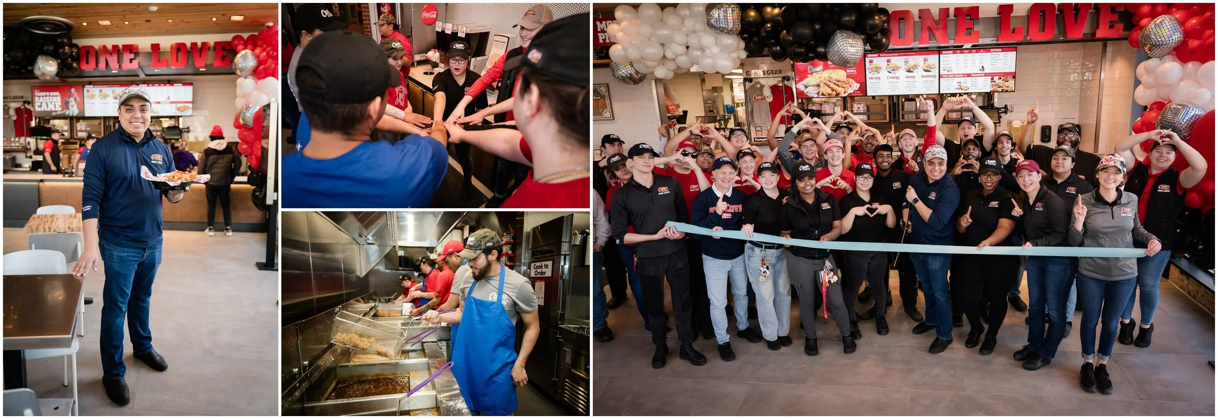 Raising Canes Grand Opening in Chicago with Ribbon Cutting