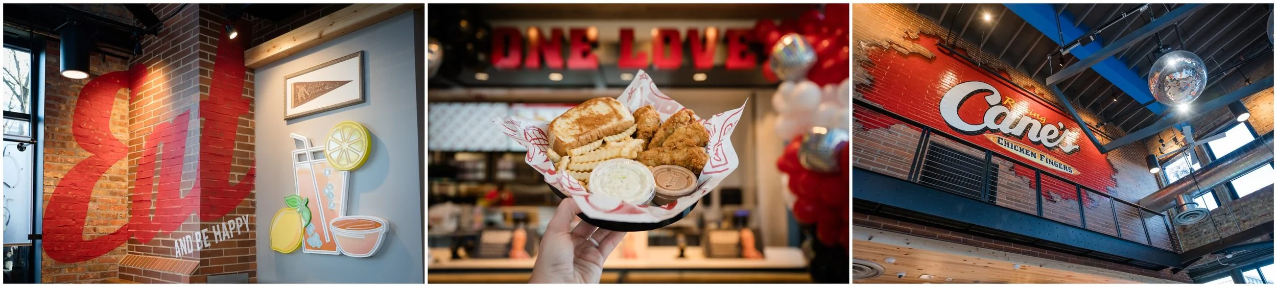 Raising Canes Detail Photos in Chicago