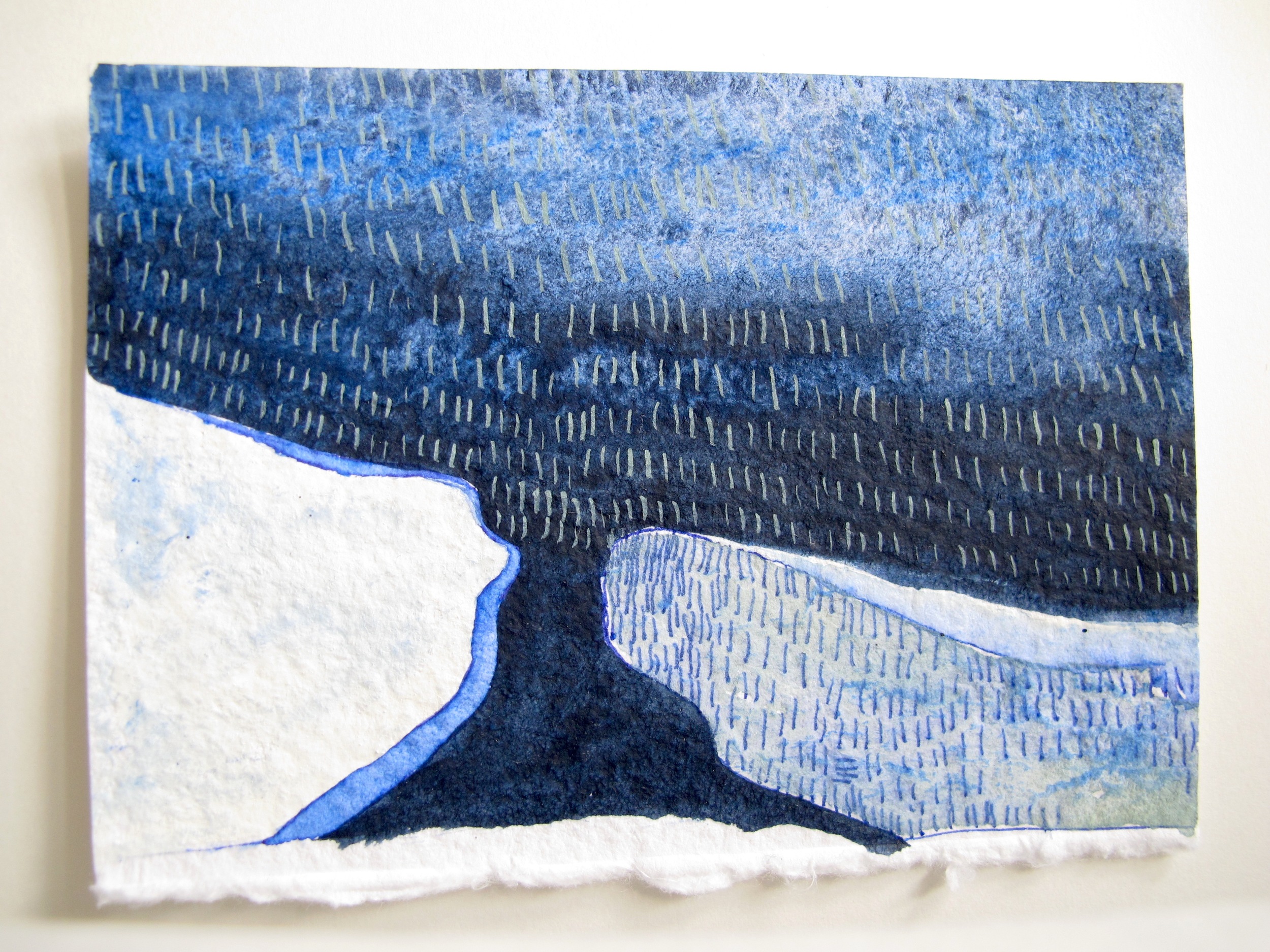  Site 0029 (Tulum Whidbey), Watercolor, 3.5 x 5 inches (11 x 14 Framed), 2011/2012 