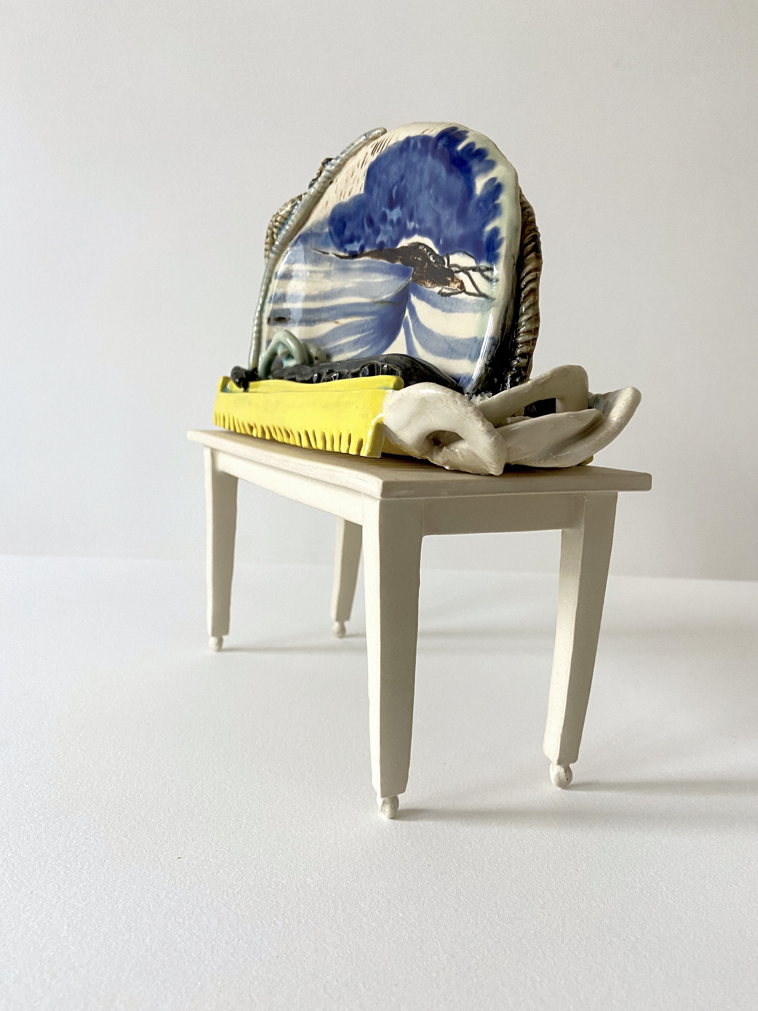  Alternating, 2022, glazed cone 6 ceramic stoneware, 4.5x8.3.25” 