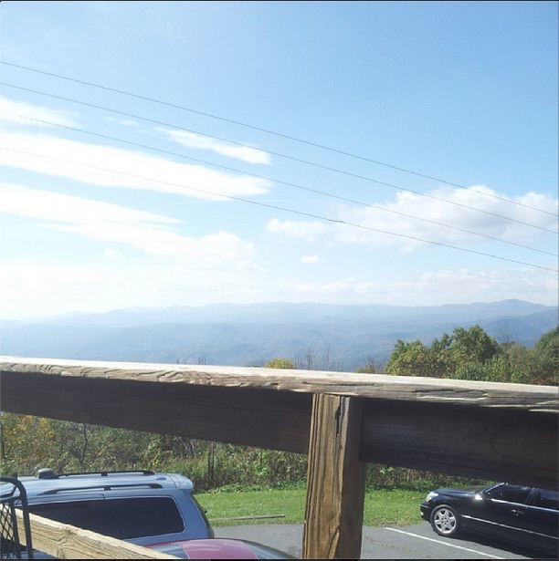 Lunching in Boone, NC