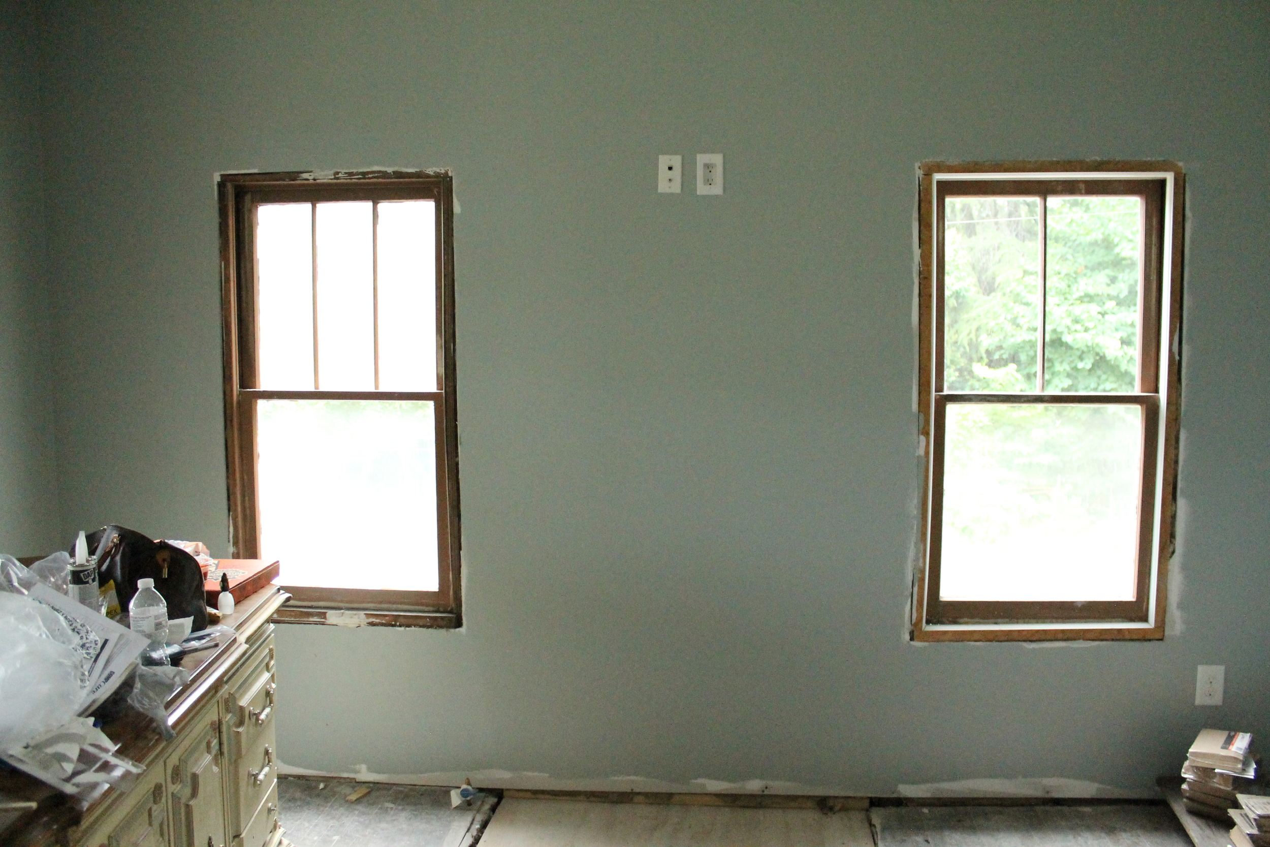 Elizabeth Burns Design | Adding Shaker Style Trim to Restored Windows