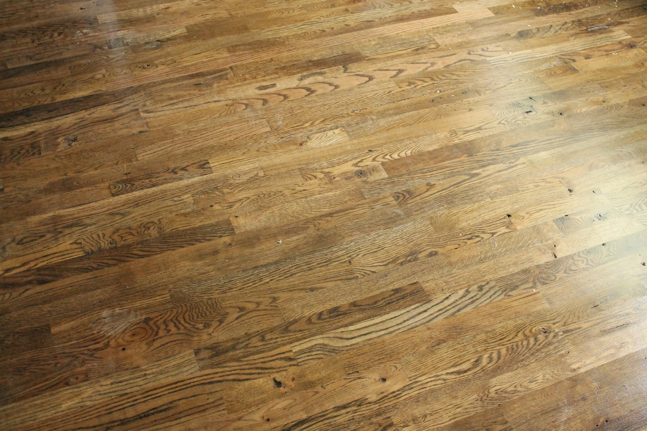 Elizabeth Burns Design | DIY Utility Grade Oak Flooring - How to install solid hardwood flooring