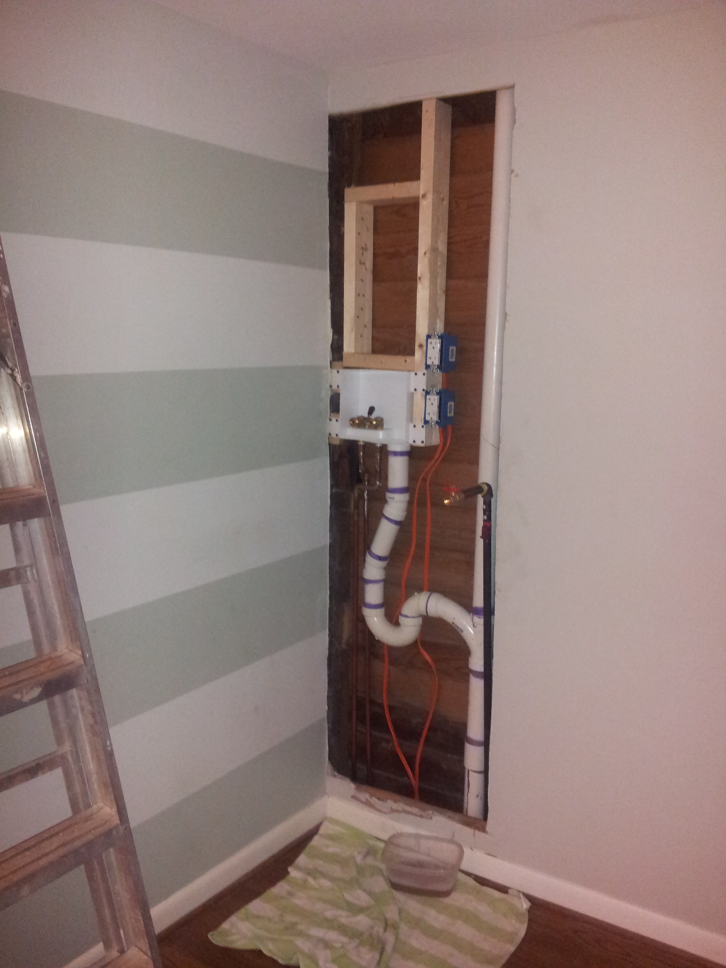 Starting the laundry room