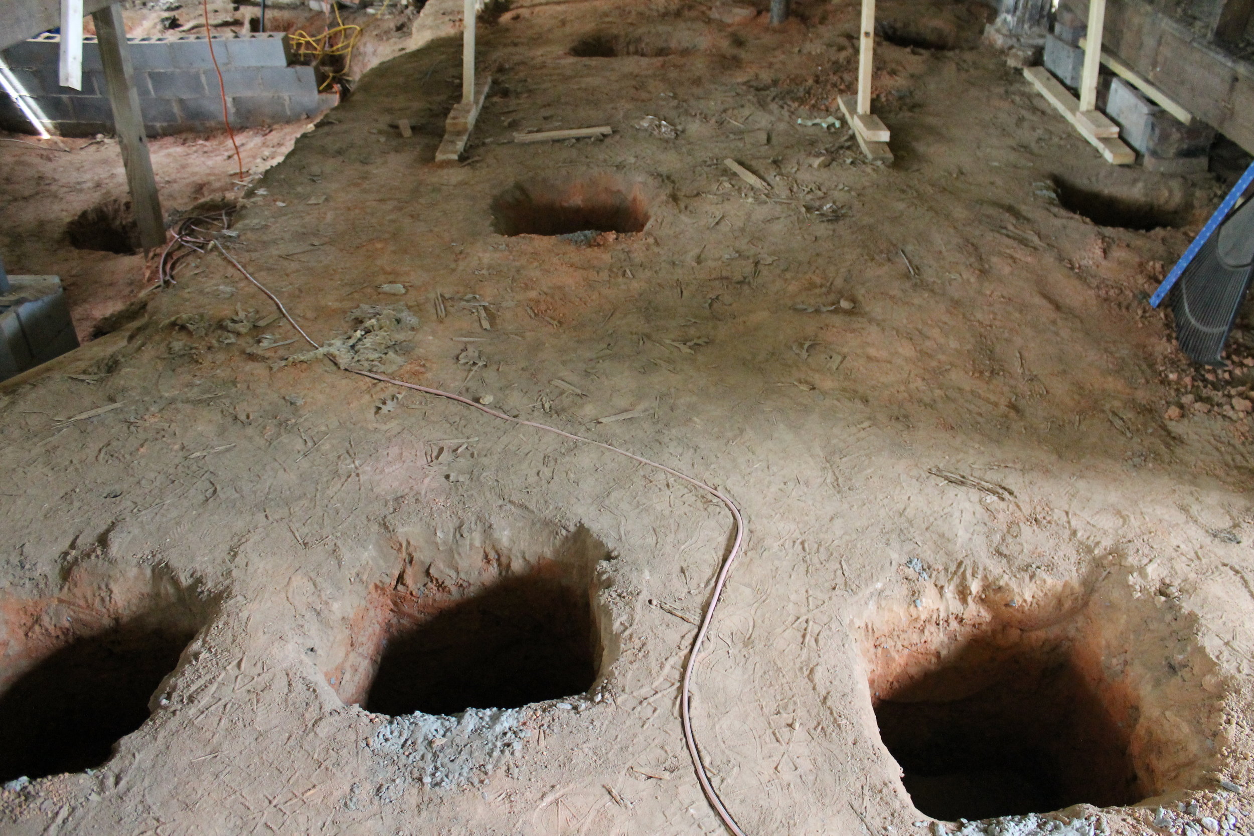 Moon holes, aka new footings