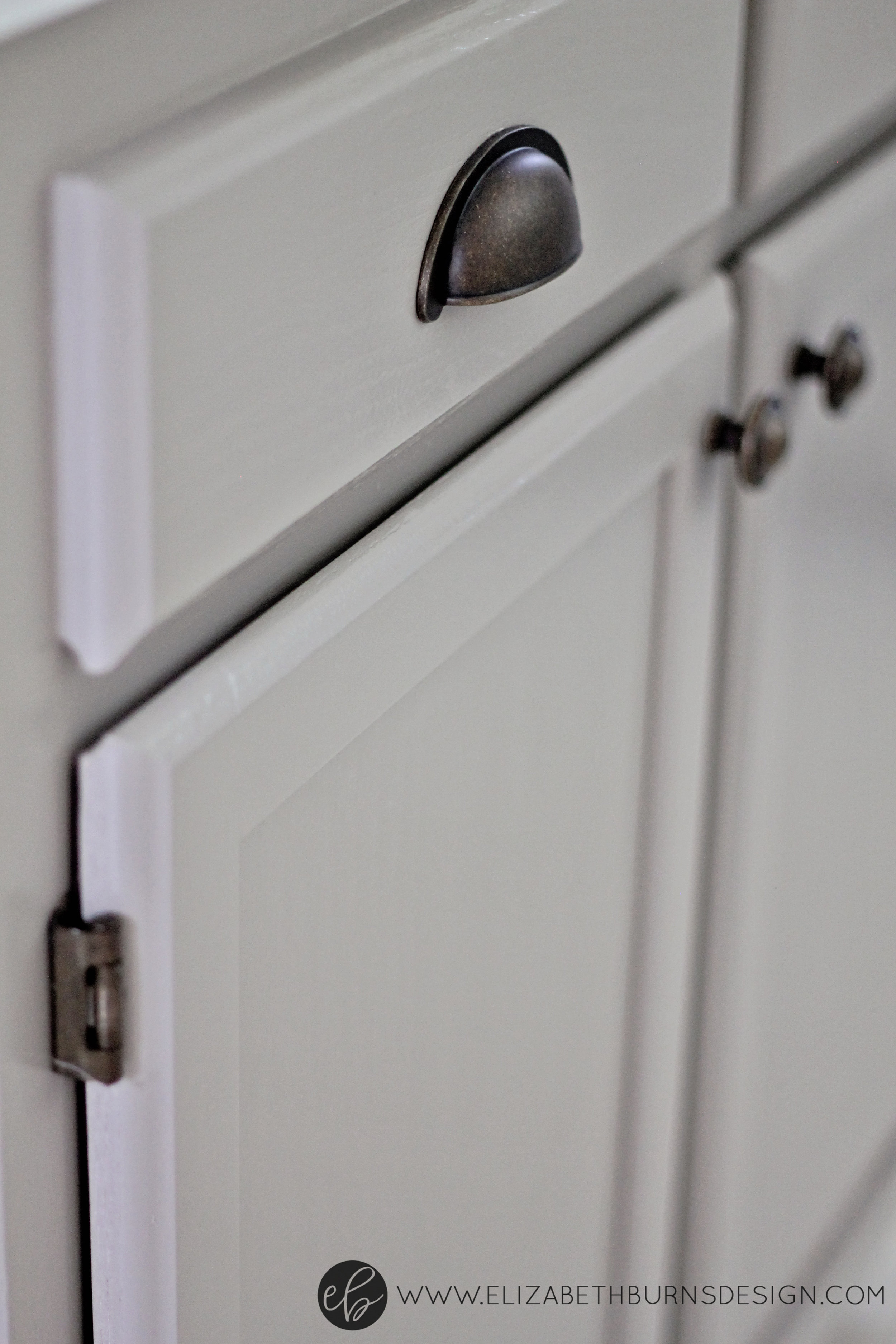 Hardware To Go With Brass Hinges Other Affordable Options Elizabeth Burns Design