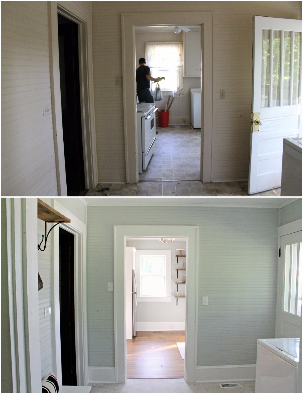 House Flipping Before and Afters - DIY BUDGET LAUNDRY ROOM MUD ROOM IDEAS (2).jpg