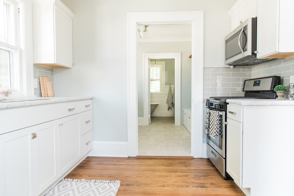Lowe S Stock Cabinets Review Diamond Now Arcadia White Shaker Elizabeth Burns Design Raleigh Nc Interior Designer Arcadia White Shaker Cabinets, Are Diamond Kitchen Cabinets Good Quality