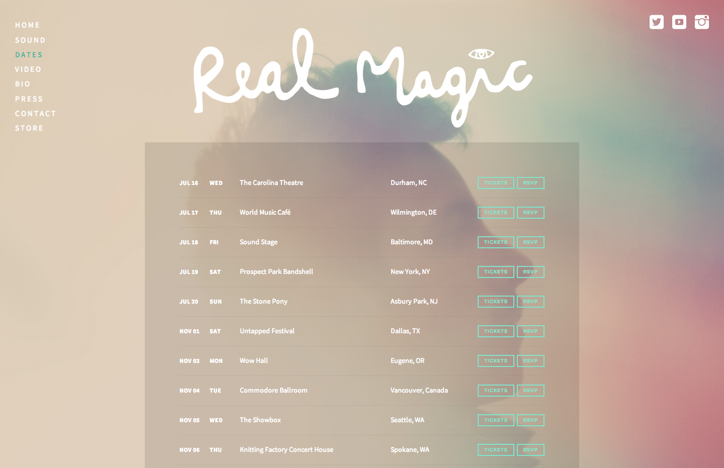 Bandsintown Comes to Squarespace