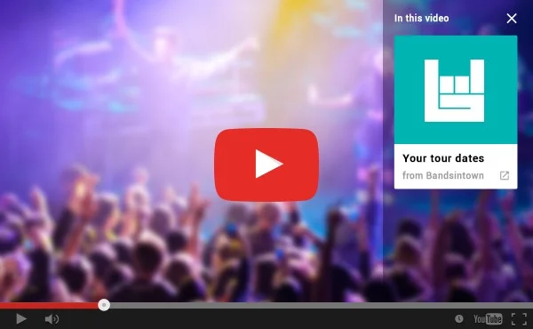 Convert YouTube Viewers Into Concert-Goers