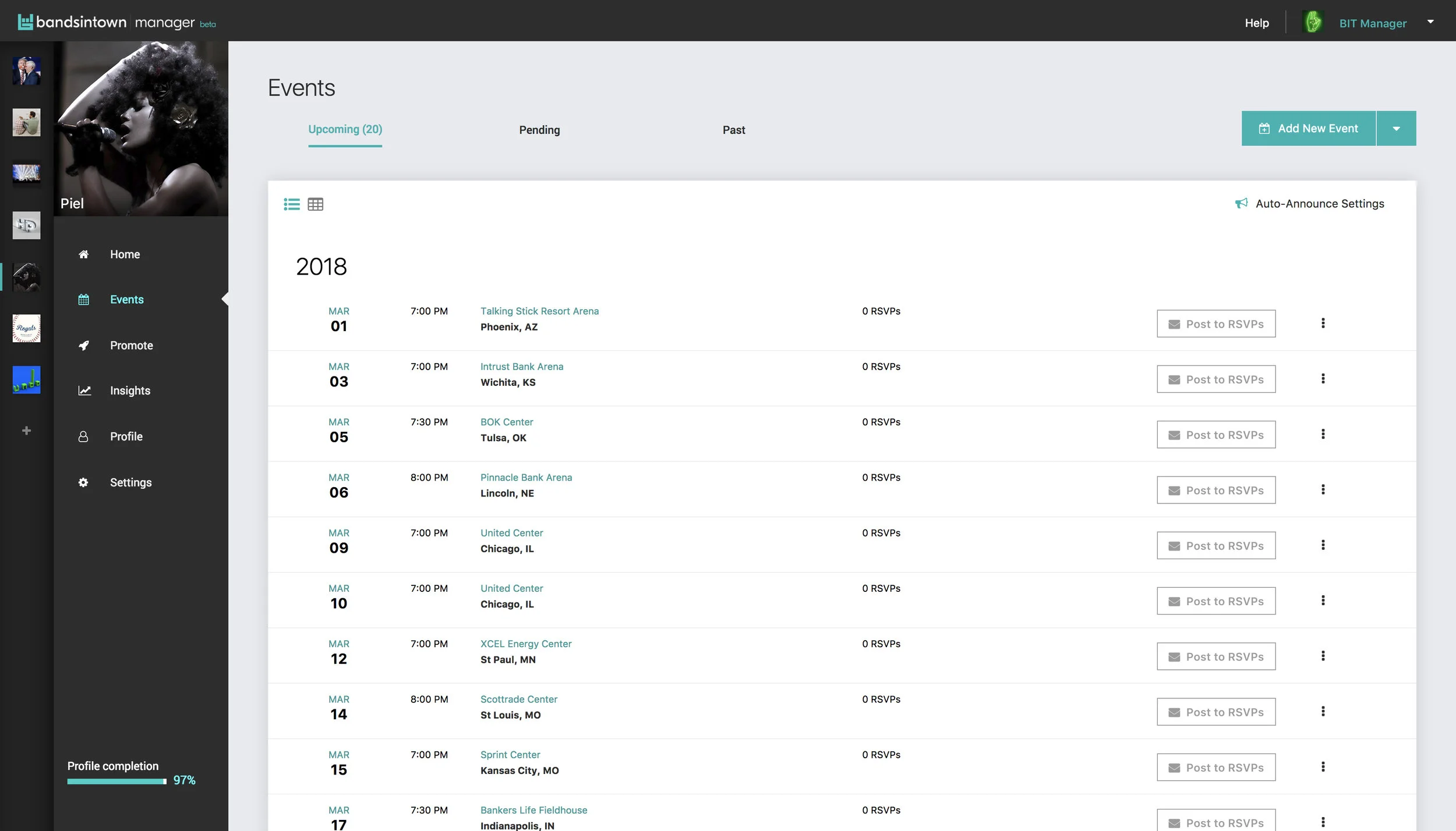 Bandsintown Manager's Bulk Editing Feature Has Arrived