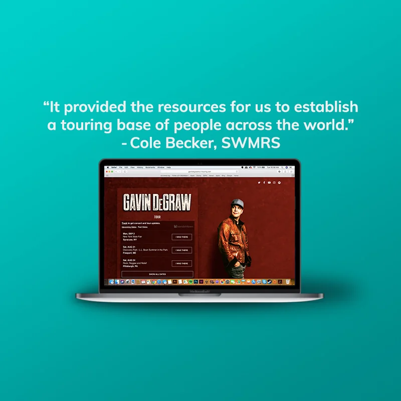 Adding All Bandsintown Events to Your Website