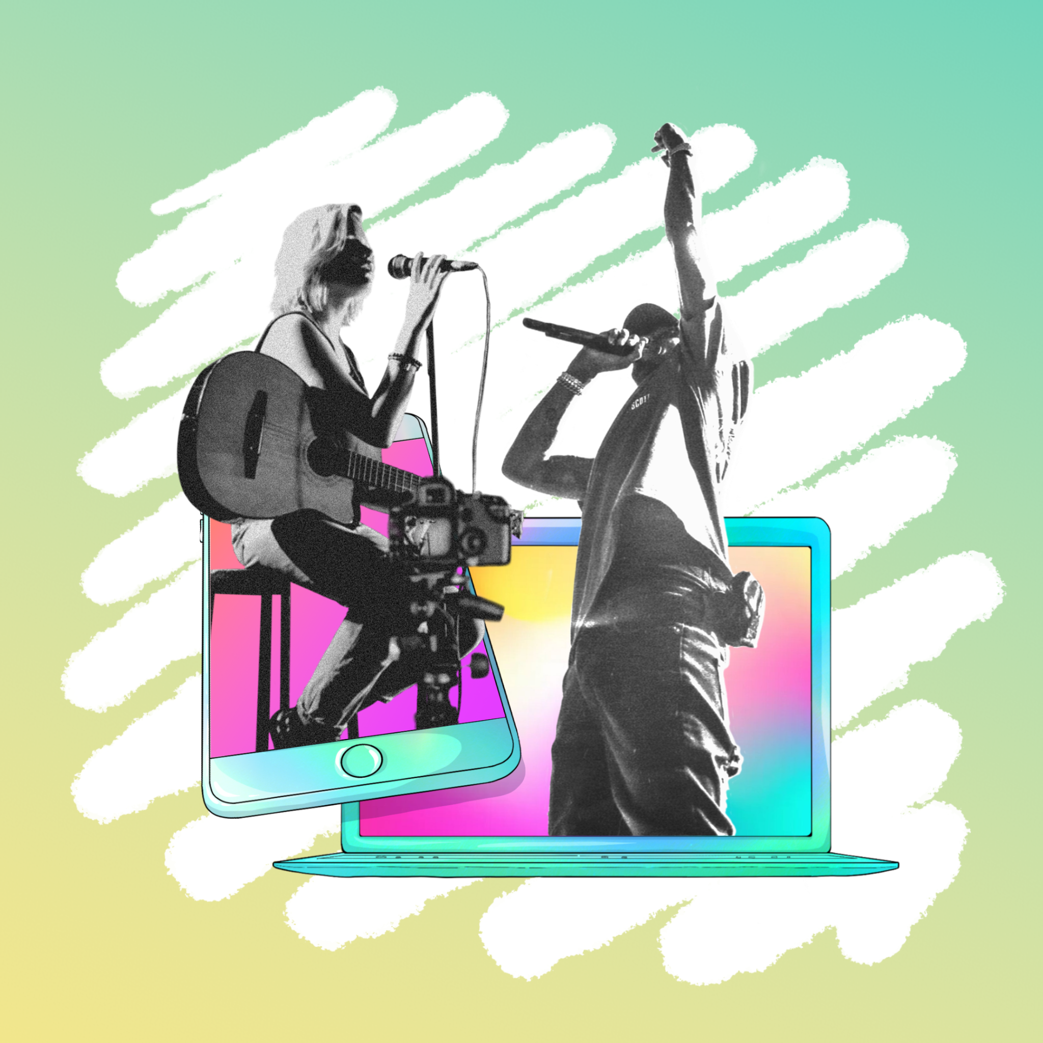 The value of forming new artist relationships online