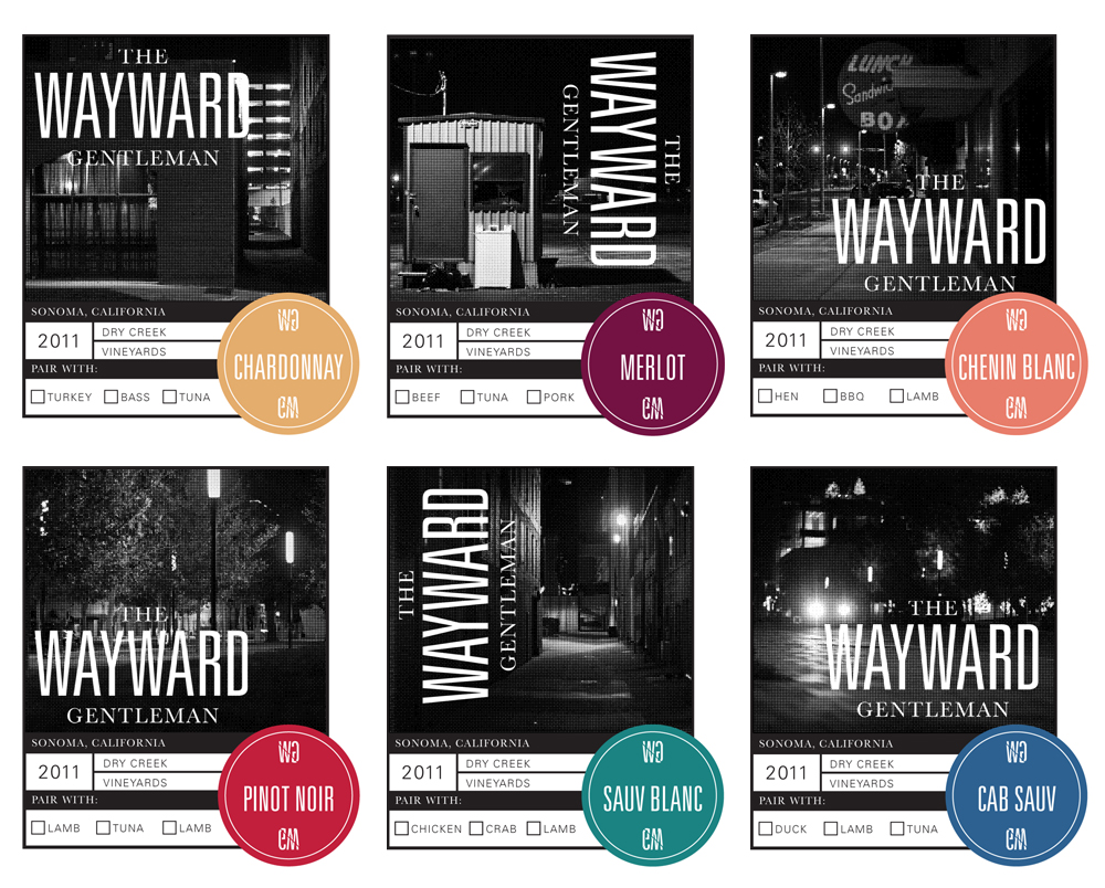 Various Wine Labels