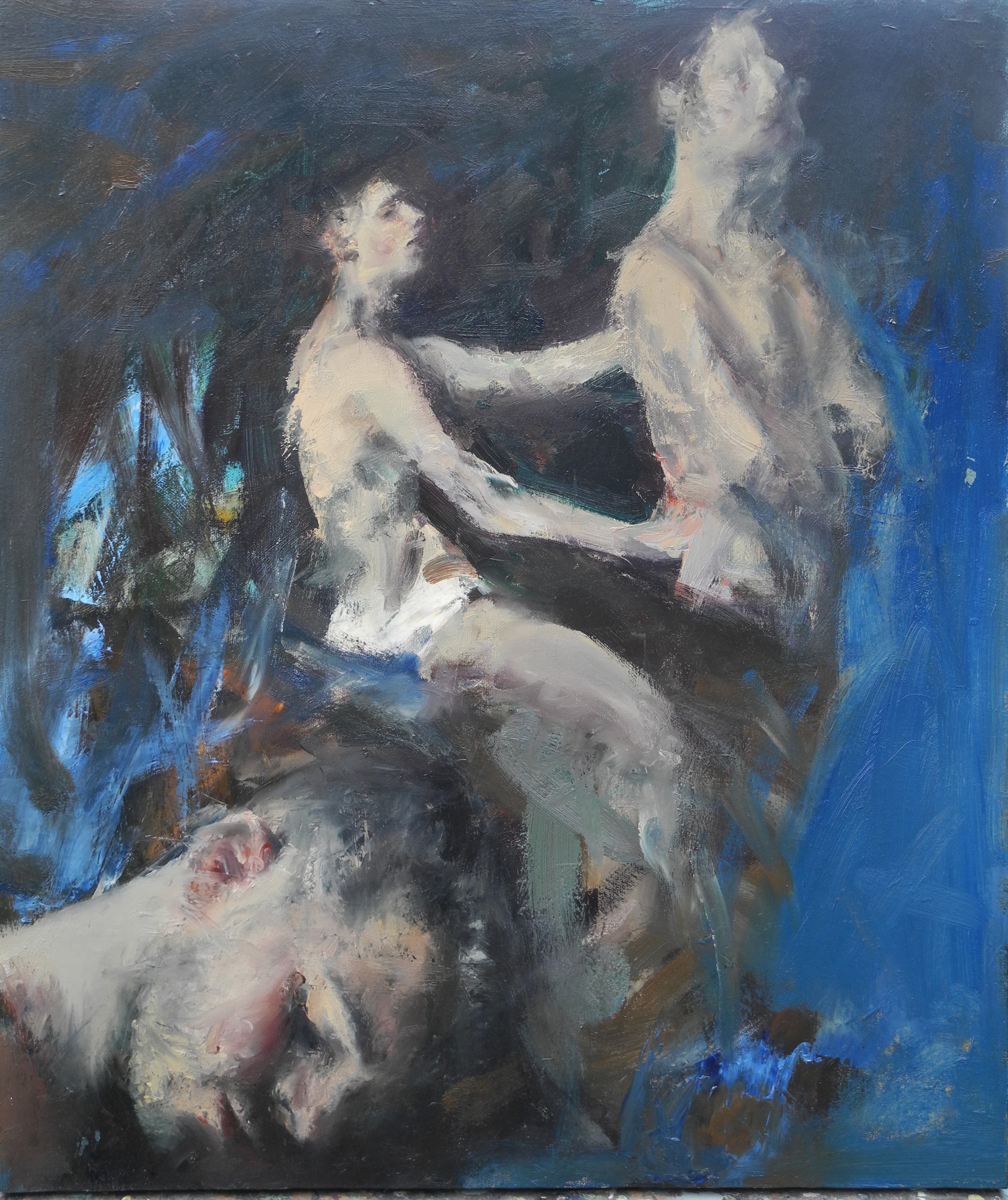  Cornel Brudascu Composition, 2015 oil on canvas &nbsp;65 x 56 cm 