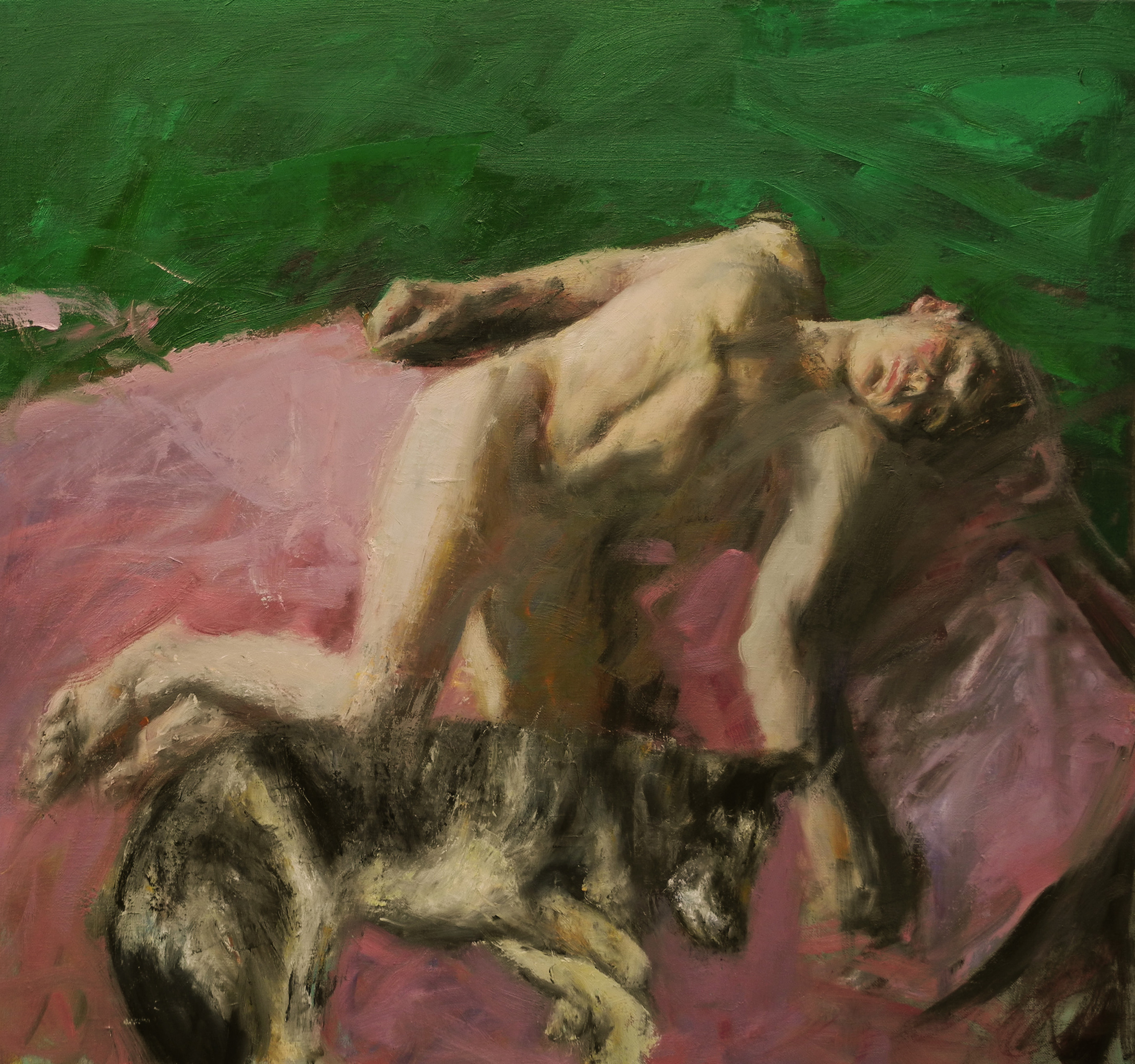 Cornel Brudascu Composition, 2015 oil on canvas 76&nbsp;x 80 cm 