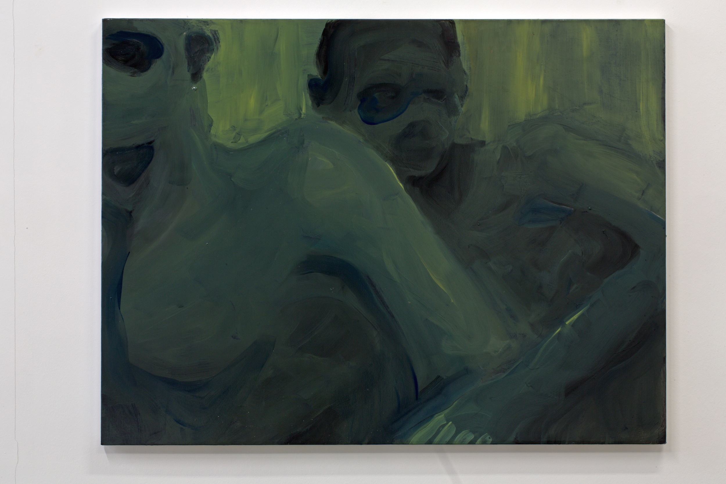  Rudy Cremonini, twins (green), 2015 oil on canvas 90 x 120 cm 