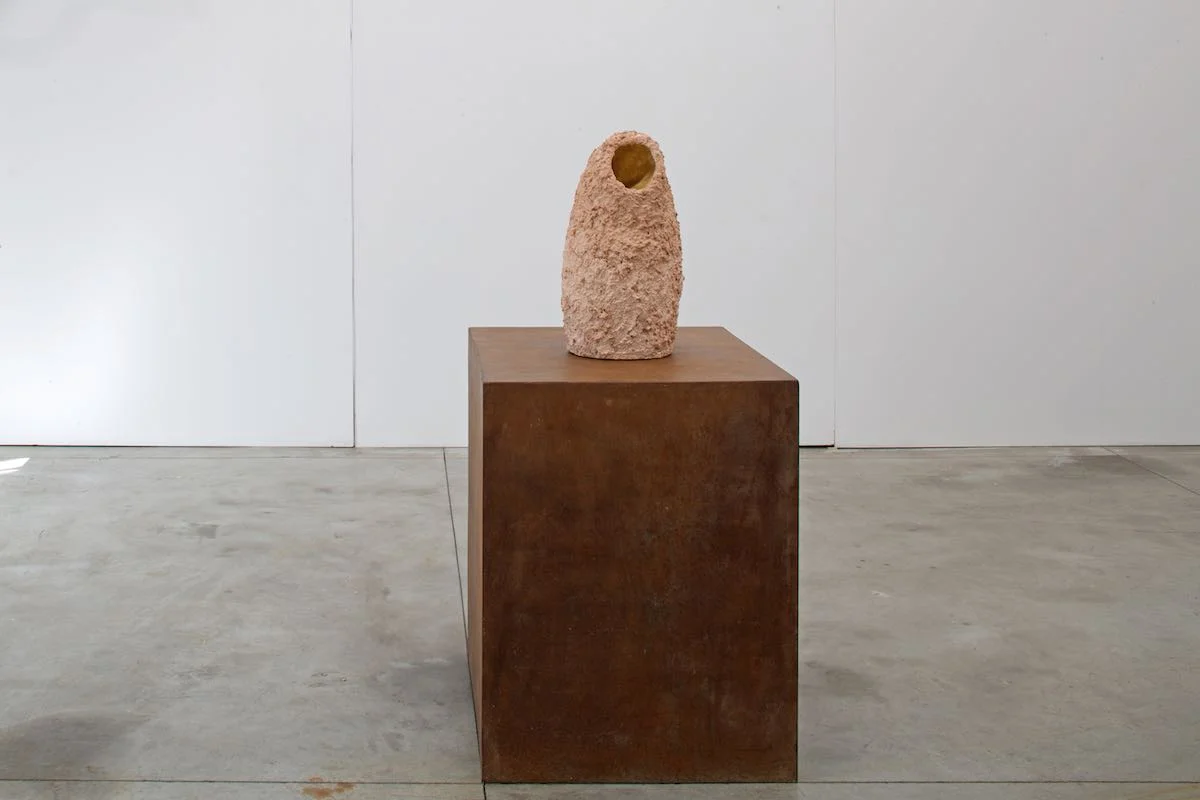 Aron Demetz, Bilanz, 2016, bronze and fire clay, 55 x 33 x 30 cm