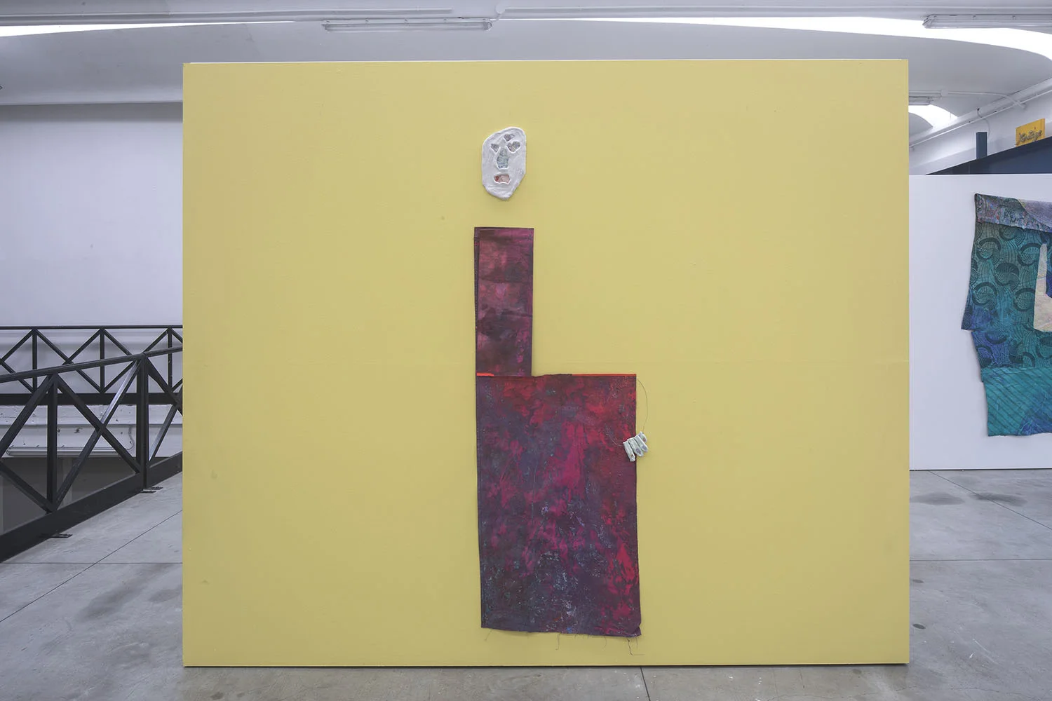 Denamur - Leclercq Grincheux, 2017 mixed media, 185 x 88 x 2 cm