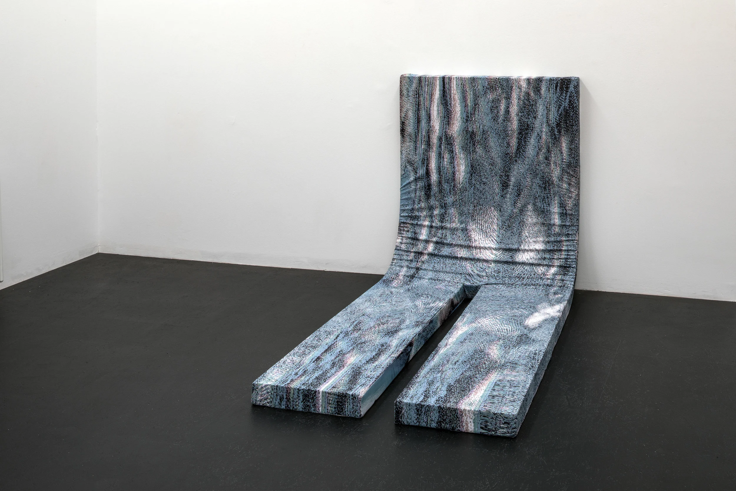 Sara Enrico, RGB (skin), 2017, sublimation printing on polyester, foam, 117 x 105 x 207 cm