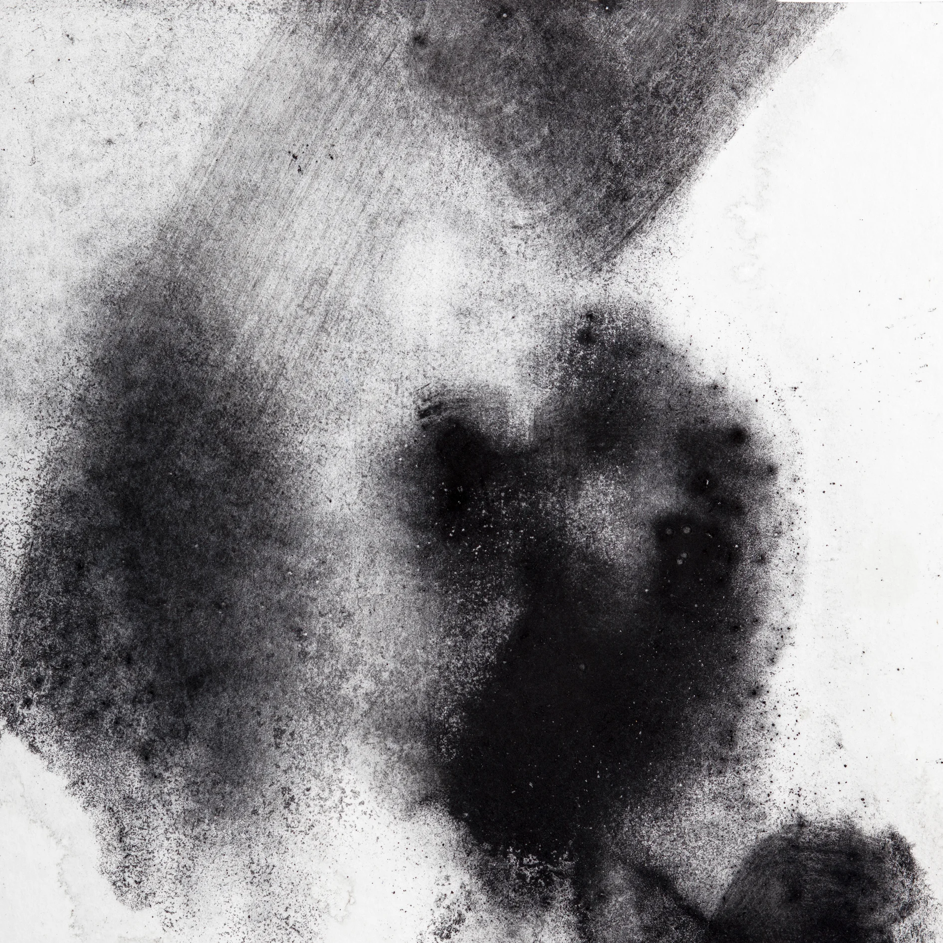 Martina Steckholzer, A Woman VII, 2018, pigment on paper, 35 x 35cm