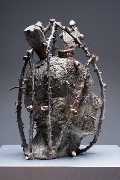 Aron Demetz, untitled , 2019, bronze, 40 x 28 x 31 cm